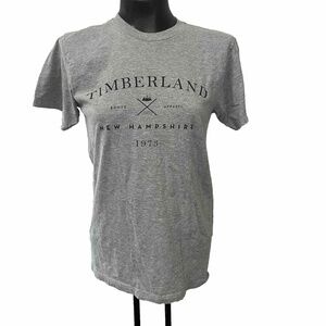 Timberland Womens New Hampshire 1973 Graphic‎ T-Shirt Heather Gray Size Small